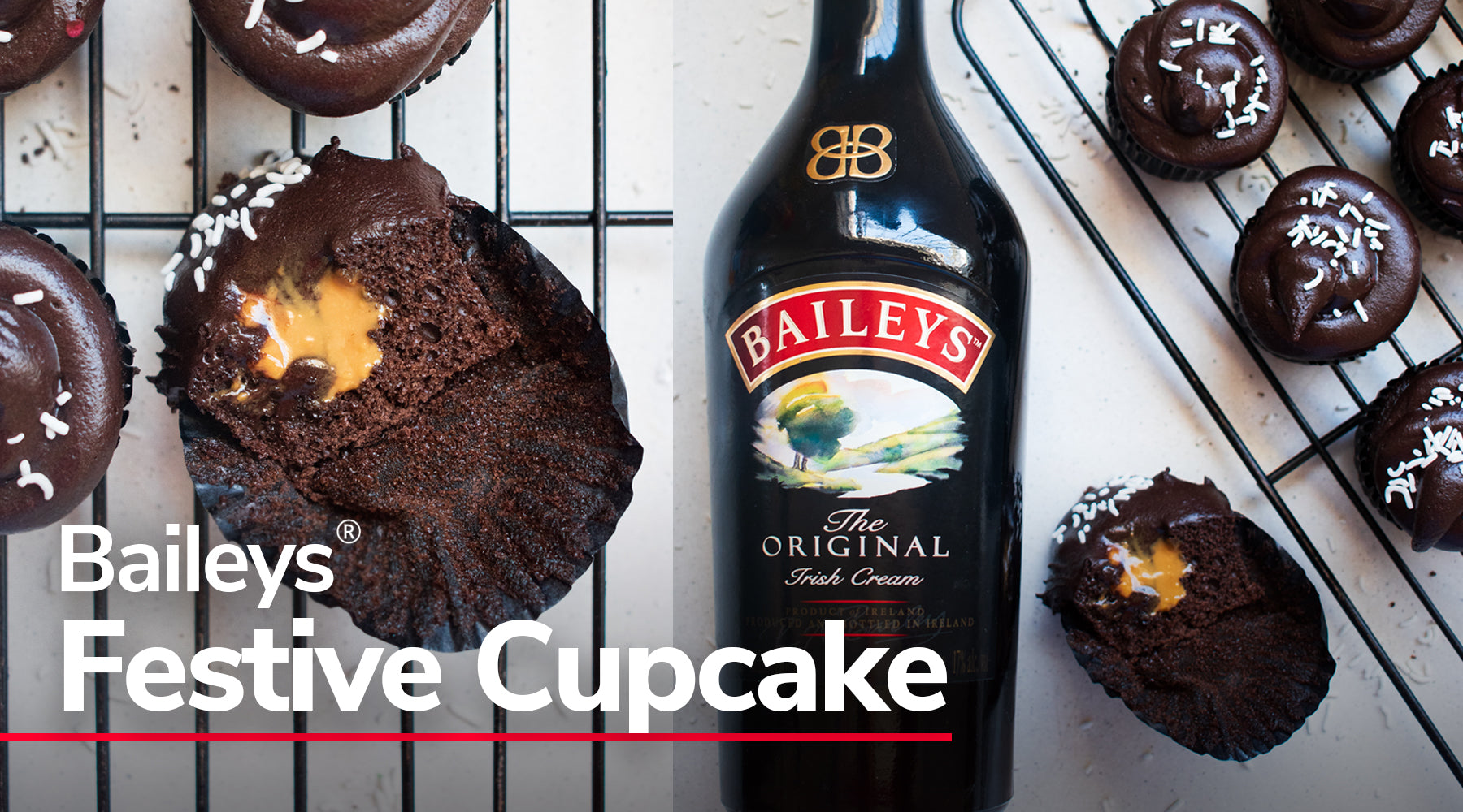 Ultimate Lazy Xmas Dessert: Baileys Festive Cupcakes