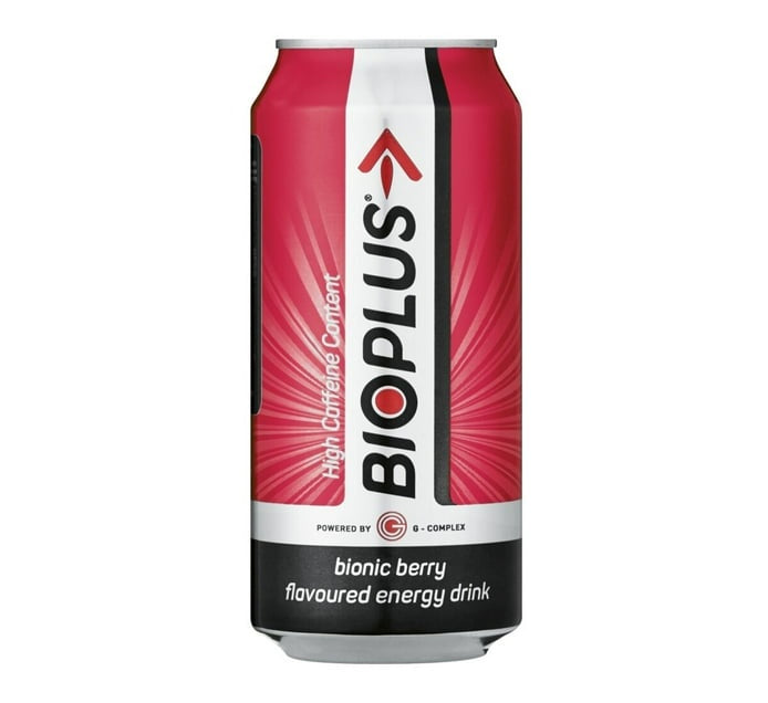 Bioplus Energy Drink Bionic Berry 440ml 6 Pack