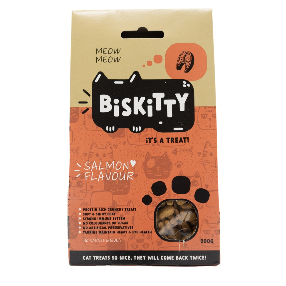 BisKitty Salmon Cat Treats 200g