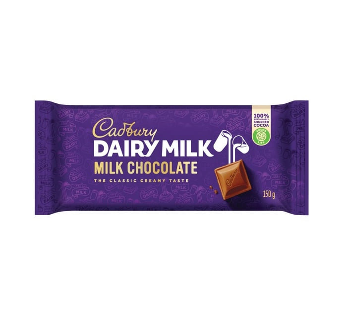 Cadbury Dairy Milk Large Slab 150g