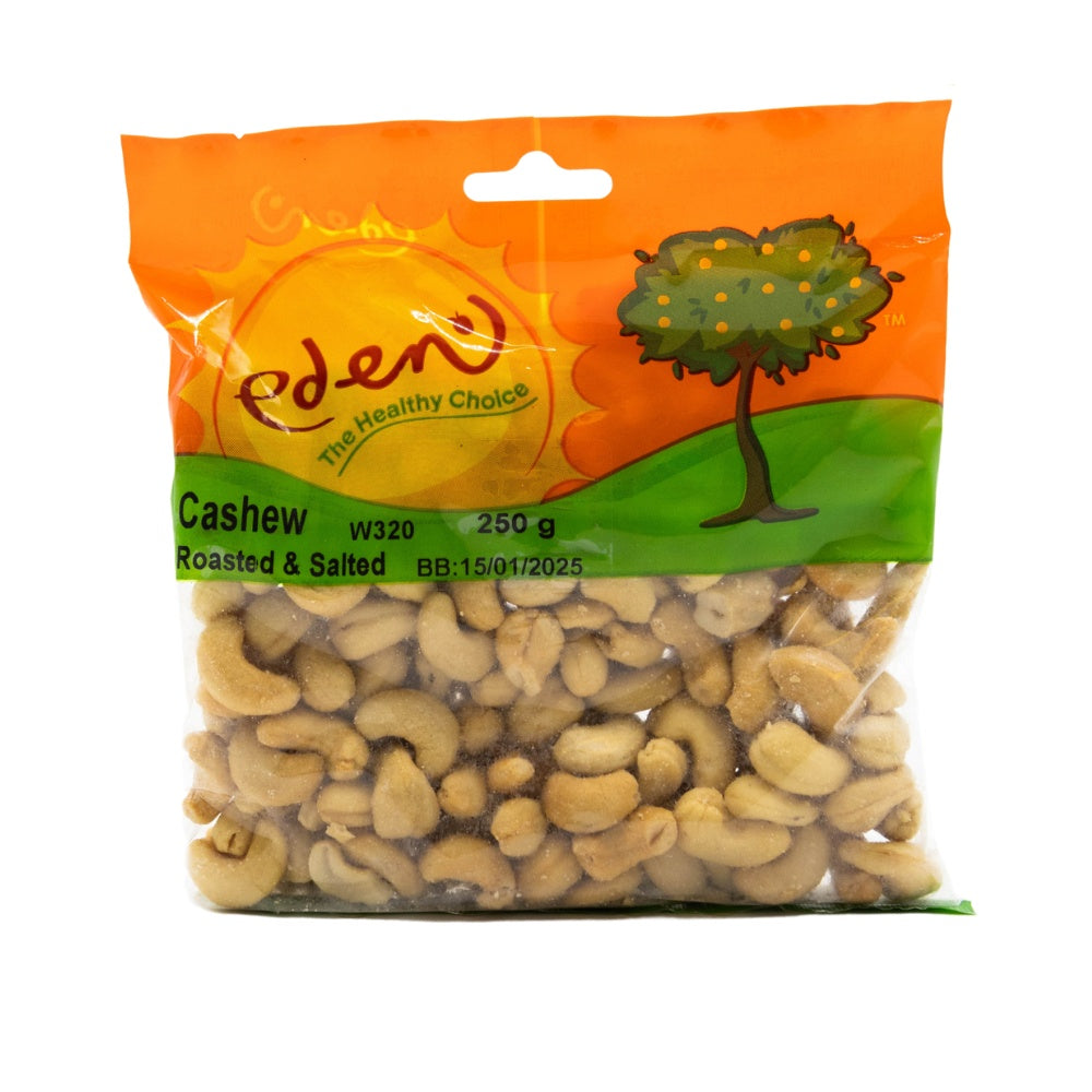 Eden Cashews - Roasted & Salted 250g