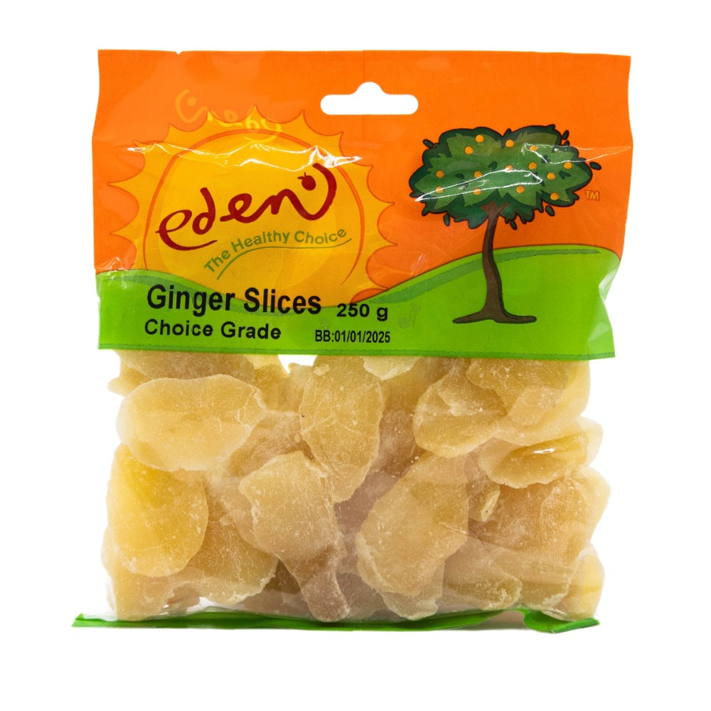 Eden Ginger Slices 250g