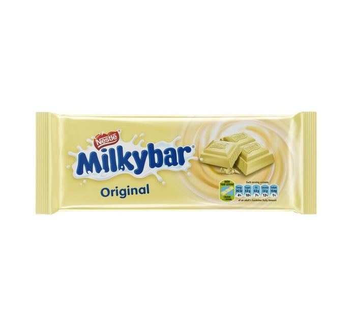 Nestle Milky Bar Original Chocolate Slab 150g