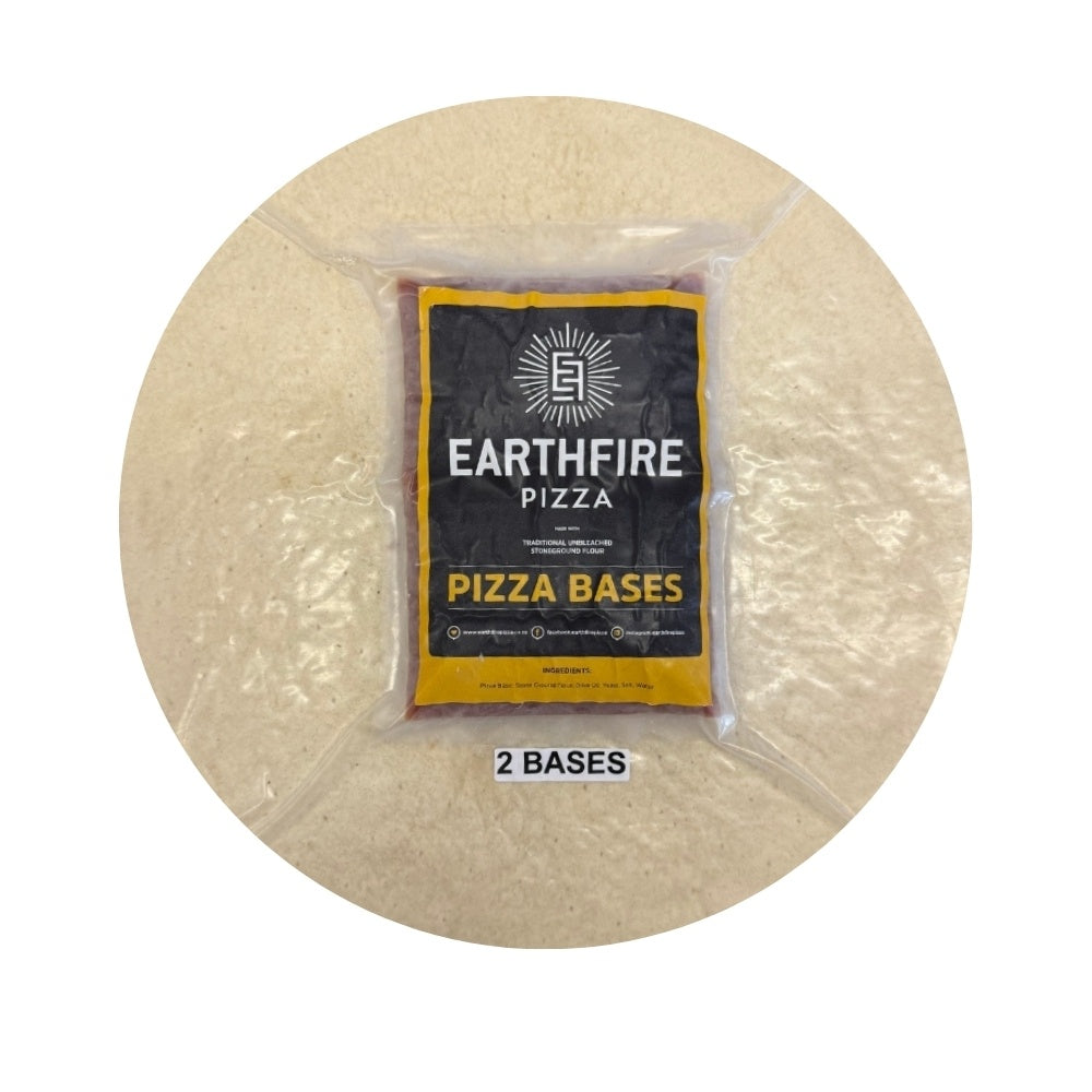 Earthfire 2 x Frozen Pizza Base & Tomato Mix