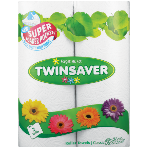 Twinsaver Kitchen Roller Towels - 2 Pack