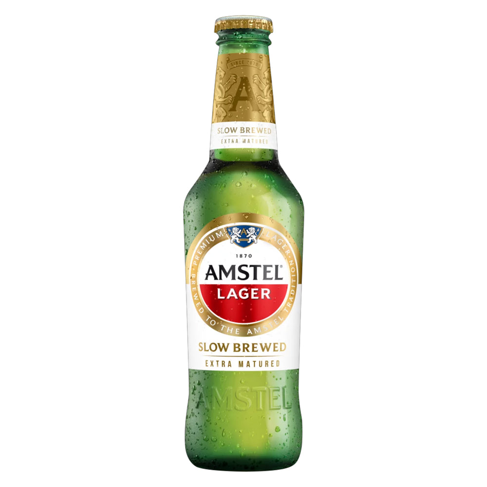 Buy Amstel Lager Beer 330ml Bottle - Case Online