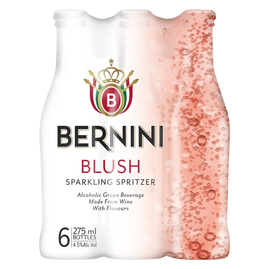 Buy Bernini Blush 275ml Bottle 6 Pack online