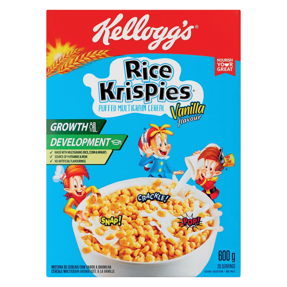 Buy Kellogg's Rice Krispies Vanilla 600g online