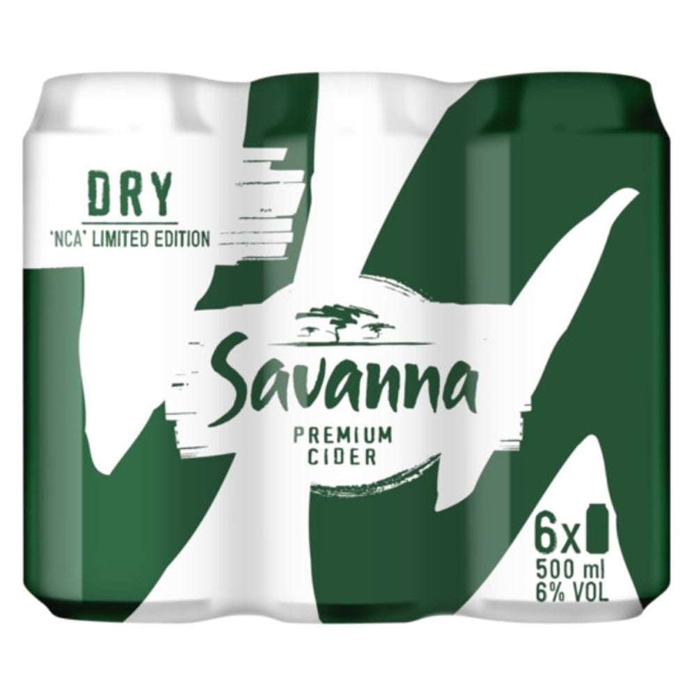 Buy Savanna Dry Premium Cider Can 500ml 6 Pack online